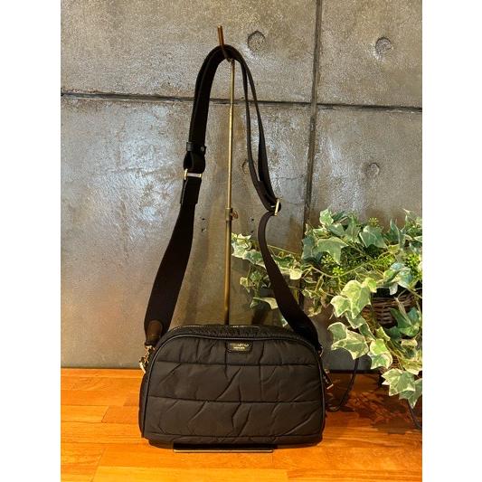 VIOLA d'ORO/ヴィオラドーロ　GINO ナイロンショルダーバッグ　V-2192 ブラック