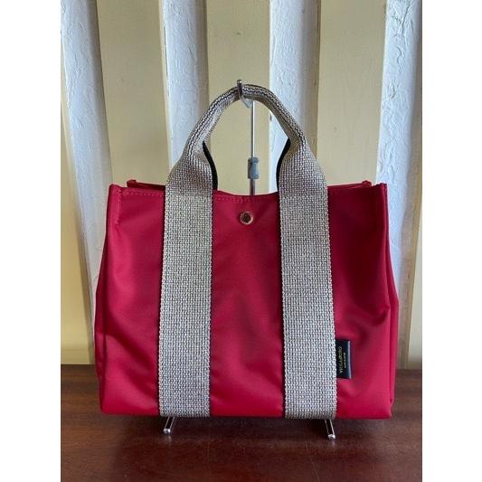 VIOLA d'ORO/ヴィオラドーロ　GINOジーノ　ナイロントートバック　V-2139 Red×...