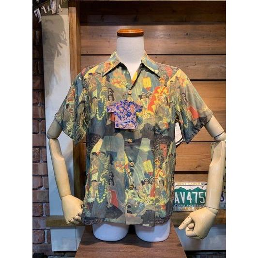 ドゥニーム/DENIME アロハシャツ 178-86068 COL.025