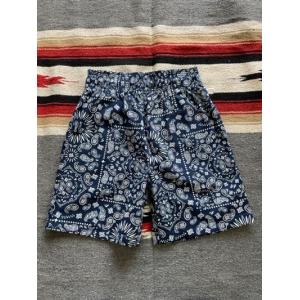 クックマン/COOKMAN ショートパンツ 231-01832 シェフパンツ Chef Pants Short Paisley Navy｜magic-u