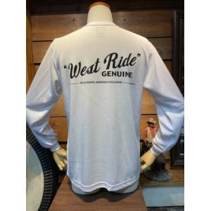 ウエストライド/WESTRIDE ロンT 23SS POWER DRY LONG TEE-1: GENUINE WHT｜magic-u