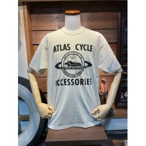 フリーホイーラーズ/FREEWHEELERS Tシャツ #2425004 AMERICAN MOTOR CULTURE “ATLAS CYCLE CO.”｜magic-u
