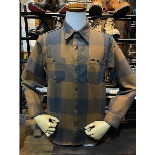 フェローズ/Pherrow's ネルシャツ 25W-720WS-C ORG