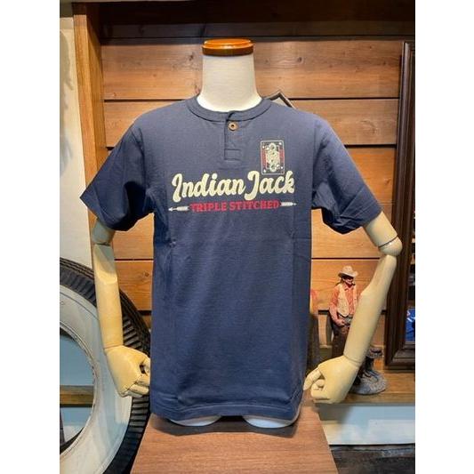 ガンズ/GUNZ Tシャツ 442G243 INDIAN JACK Pt S/S HENLEY NE...