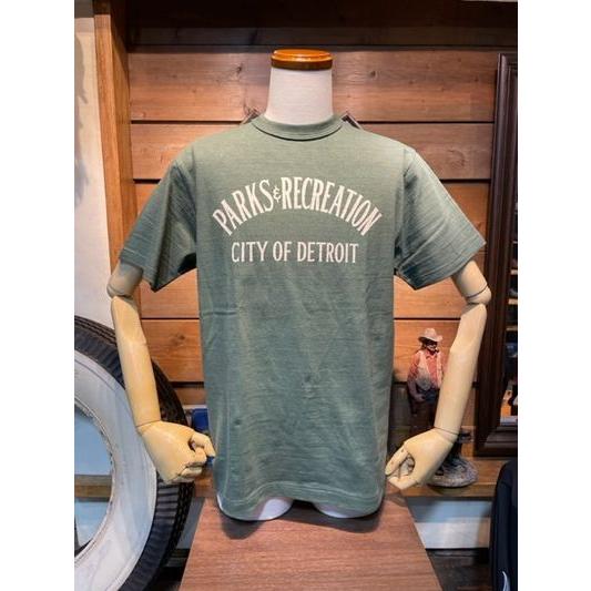 ウエアハウス/WAREHOUSE Tシャツ Lot 4601 PARKS GRN