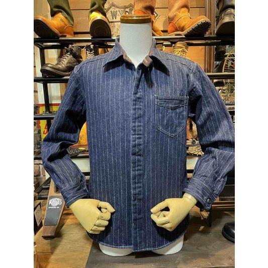 デラックスウエア/DELUXEWARE シャツ 7630A[DENIM NEL SHIRT]