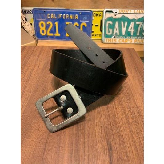 アートブラウン/ArtBrown ベルト BK2-40026 40mm オイルレザーベルト BLK