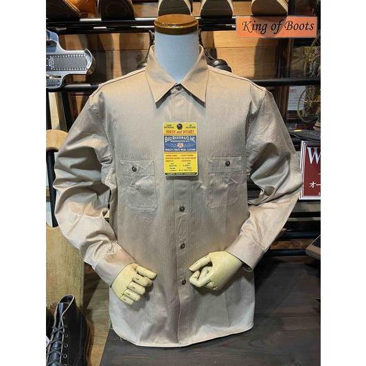 バズリクソンズ/BUZZ RICKSON'S シャツ BR29390 HERRINGBONE WOR...