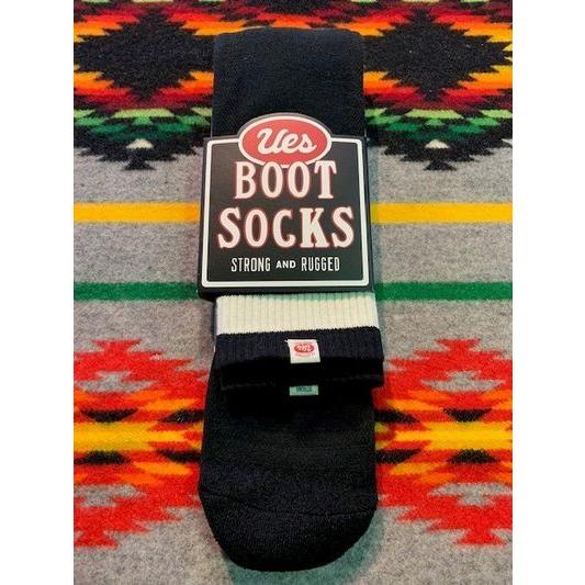 ウエス/Ues ソックス BSX-1_04_L ブーツソックス　ブラック