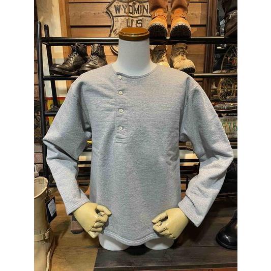 プリクエル/PREQUEL スウェット C1011 Henley Sweatshirt GRY