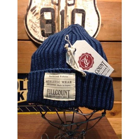 フルカウント/FULLCOUNT ワッチキャップ 6817 INDIGO RIB WATCH CAP