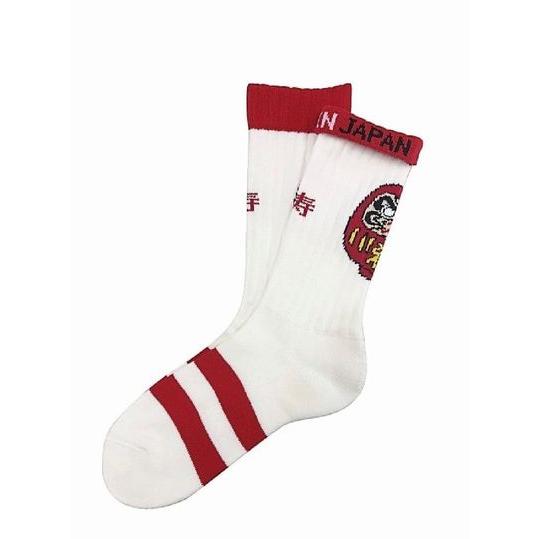 チンアンドコー/ching &amp; co ソックス "Japan Daruma" Socks