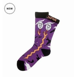 チンアンドコー/ching &amp; co. ソックス "カモヘビ -purple-" Socks