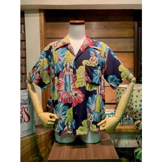サンサーフ/SunSurf アロハシャツ M32855 HULA DANCERS