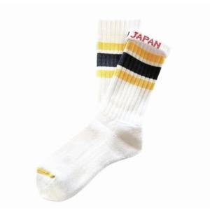 チンアンドコー/ching &amp; co. ソックス "NEW SKATER -yellow- " So...