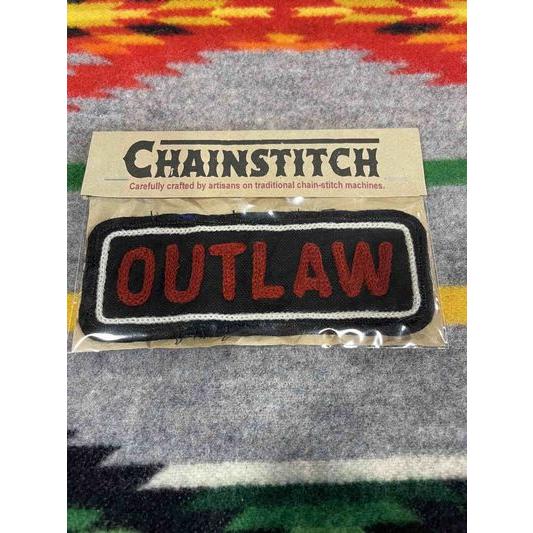 ライオット/RIOTT ワッペン “OUTLAW” PATCH BLK