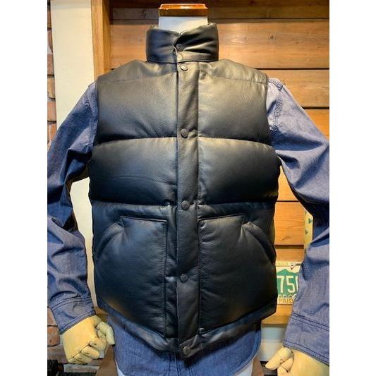 レインボーカントリー/RAINBOW COUNTRY レザーダウンベスト Horsehide Dow...