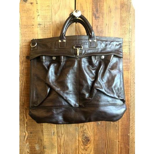 RAINBOW COUNTRY レインボーカントリー LEATHER HELMET BAG MEDI...