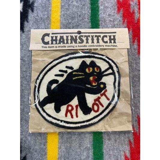 ライオット/RIOTT ワッペン “RIOTT CAT” PATCH