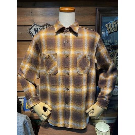 シュガーケーン/ SUGARCANE ネルシャツ SC29203 OMBRE PLAID HEAVY...