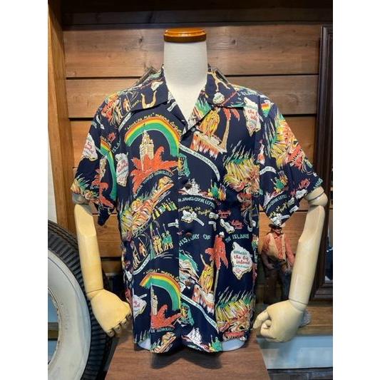 サンサーフ/SunSufe アロハシャツ No. SS39013 RAYON HAWAIIAN SH...