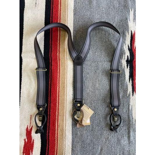 アートブラウン/ArtBrown サスペンダー SUSPENDERS HERRINGBONE BLK