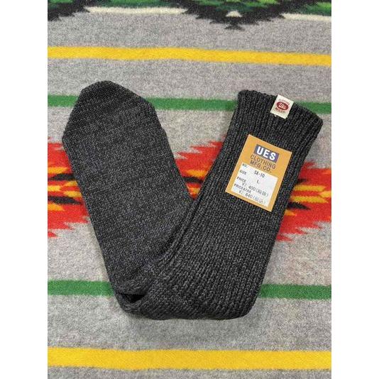 ウエス/Ues ソックス SX-10_M_04 メランジェクルー丈ソックス