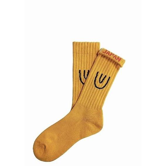 チンアンドコー/ching &amp; co. ソックス "Symbol -mustard-" Socks