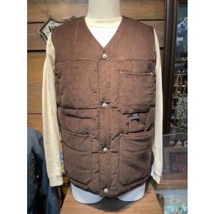 体温/TAION ダウンベスト TAION-001BWK-CT ワーク Vネックボタン コーデュロイ...