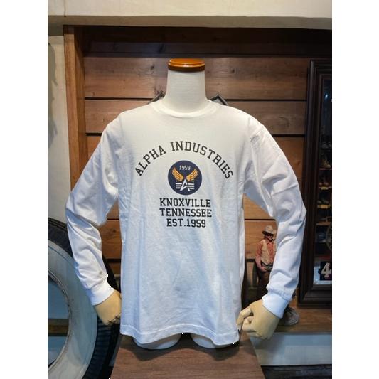 アルファ/ALPHA ロンT TC1590-1018 エアフォースマークプリント長袖Tシャツ