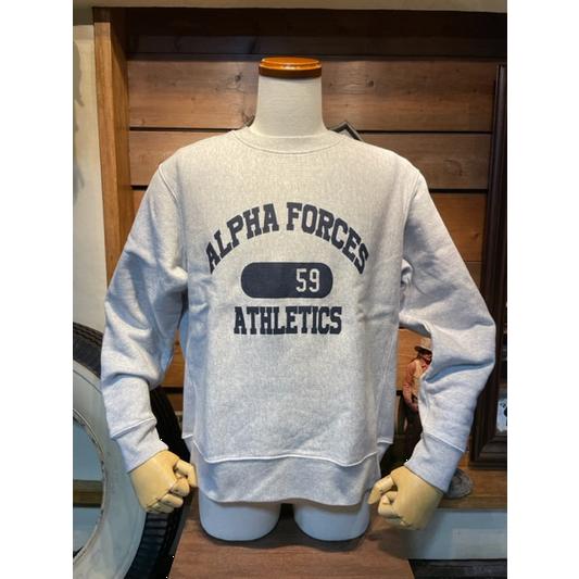 アルファ/ALPHA リバースウィーブスウェット TC1598-002 ヴィンテージクルーネックスウ...