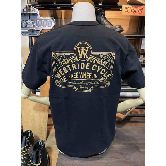 ウエストライド/WESTRIDE Tシャツ 26SS PT.TEE.26-06 BLK