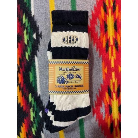 トイズマッコイ/TOYS McCOY ソックス TMA2322 3-PACK BORDERED BO...