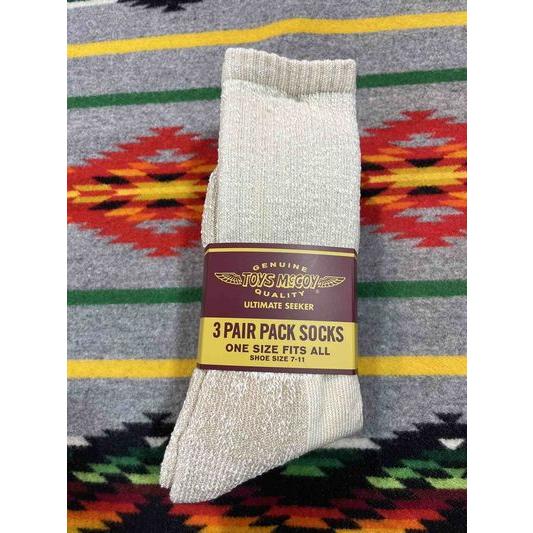 トイズマッコイ/TOYS McCOY ソックス TMA2618 3-PACK BOOTS SOCKS