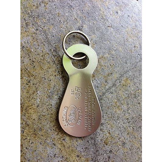 ウエス/UES 真鍮　靴べら型 キーホルダー SH SLV