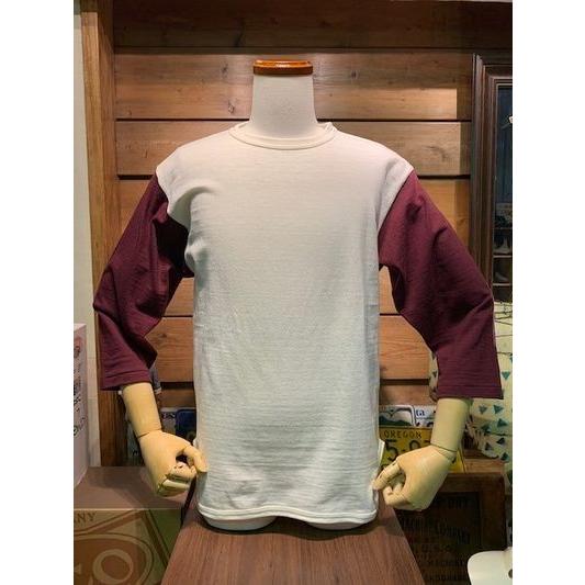 ウエアハウス/WAREHOUSE ベースボールT Lot 4800 7分袖ベースボールT（クルーネッ...