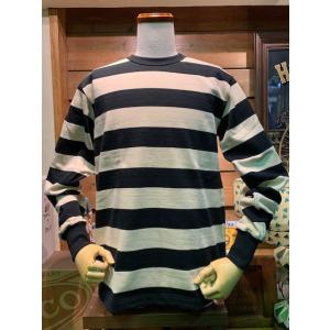 WEST RIDE ウエストライド HEAVY BORDER LS TEE [BLK/CREAM]