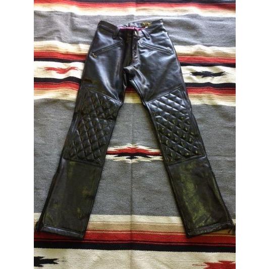 ウエストライド/WESTRIDE レザーパンツ COMFORMAX PADD PANTS BLK ※...