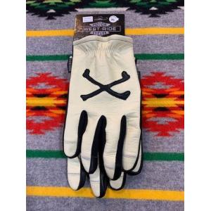 ウエストライド/WESTRIDE グローブ CROSS BONE GLOVE CRM/BLK