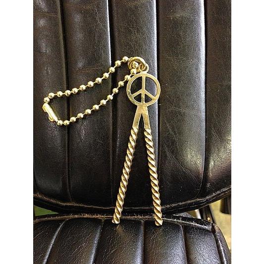 ウエストライド/WESTRIDE キーホルダー SISSY BAR KEY CHAIN BRASS ...