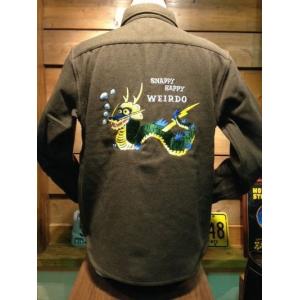 ウィアード/WEIRDO シャツ WRD-18-AW-20 SNAPPY HAPPY WEIRDO - CPO SHIRTS KHI｜magic-u