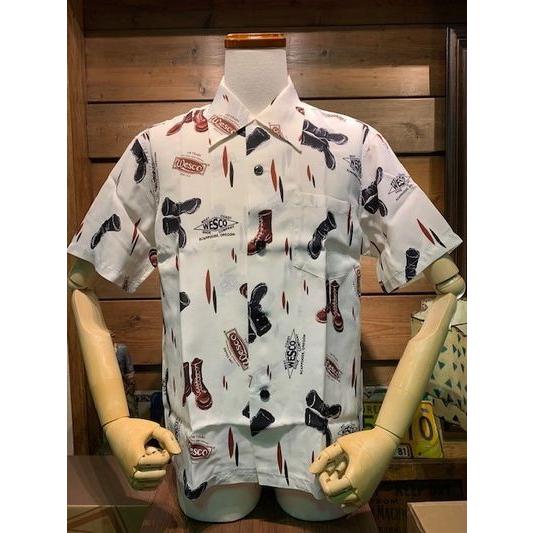 ウエスコ/Wesco X サンサーフ/SunSufe アロハシャツ WESCO BOOTS DESI...