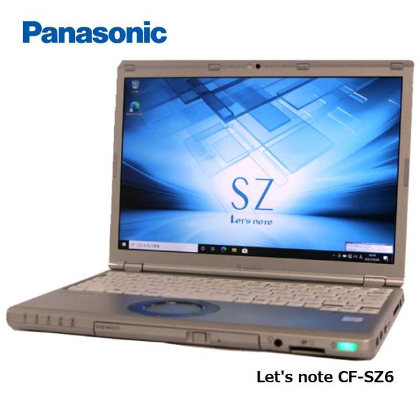 ノートパソコン 中古パソコン Panasonic 12.1型 Let&apos;s note CF-SZ6 C...