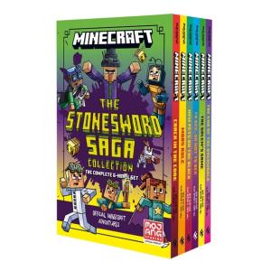 Minecraft Complete 6 Book Stonesword Saga (Multipl...