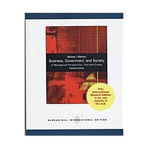 Business Government and Society: A Managerial Pers...