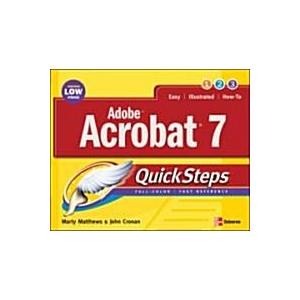 Adobe Acrobat 7 Quicksteps (Paperback)