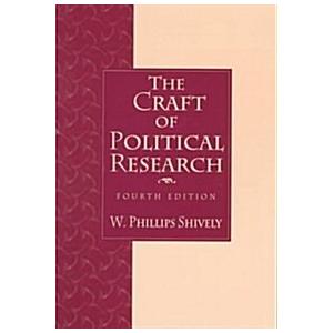 Craft of Political Research The (Paperback 4th)