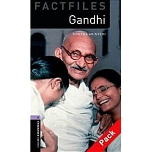 Oxford Bookworms Library Factfiles: Level 4:: Gandhi audio CD pack