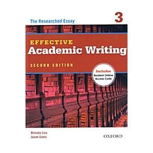Effective Academic Writing 3: Student Book (Paperb...