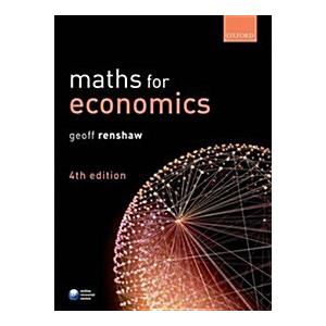 Maths for Economics (Paperback 4 Revised edition)